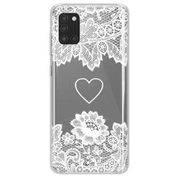 Mandala Heart Samsung A31 Clear TPU Case