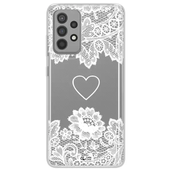 Mandala Heart Samsung A52 Clear TPU Case