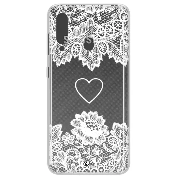Mandala Heart Samsung A60 Clear TPU Case