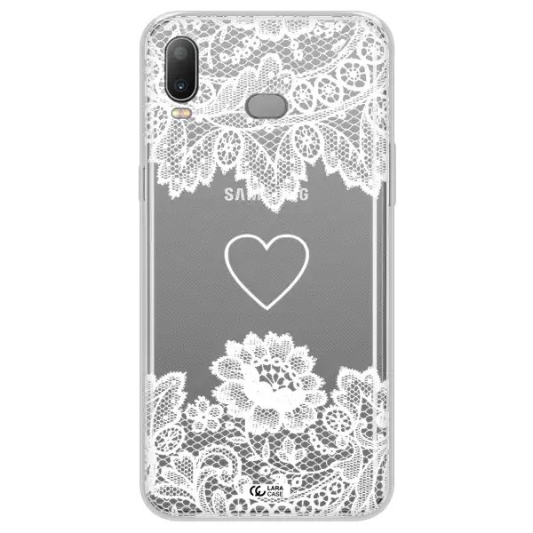 Mandala Heart Samsung A6S Clear TPU Case