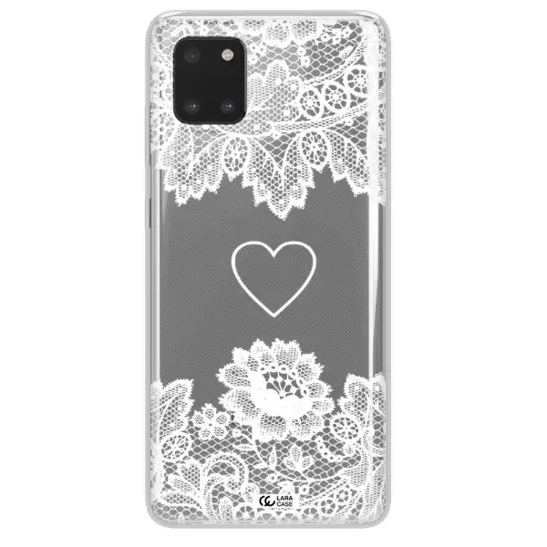 Mandala Heart Samsung A81 Clear TPU Case