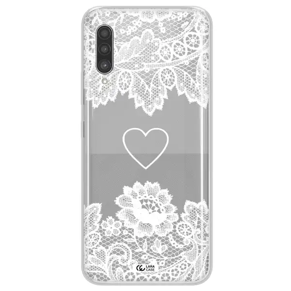 Mandala Heart Samsung A90 Clear TPU Case