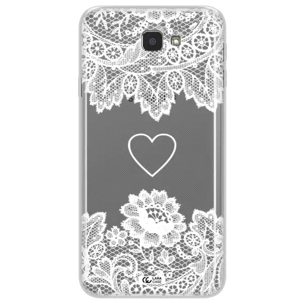 Mandala Heart Samsung J7 Prim Clear TPU Case