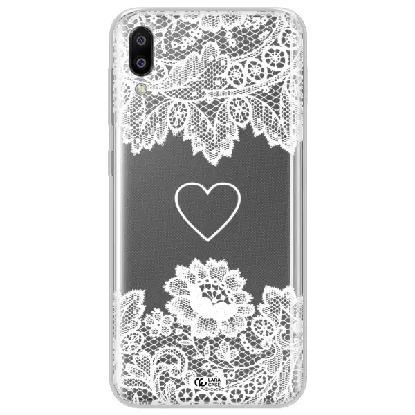 Mandala Heart Samsung M10 Clear TPU Case