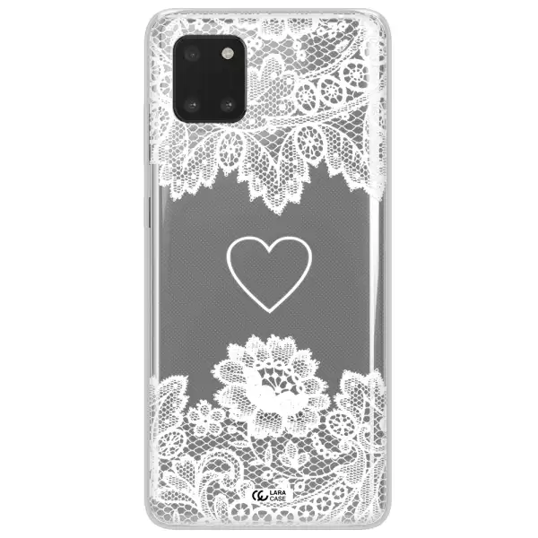 Mandala Heart Samsung Note 10 Lite Clear TPU Case