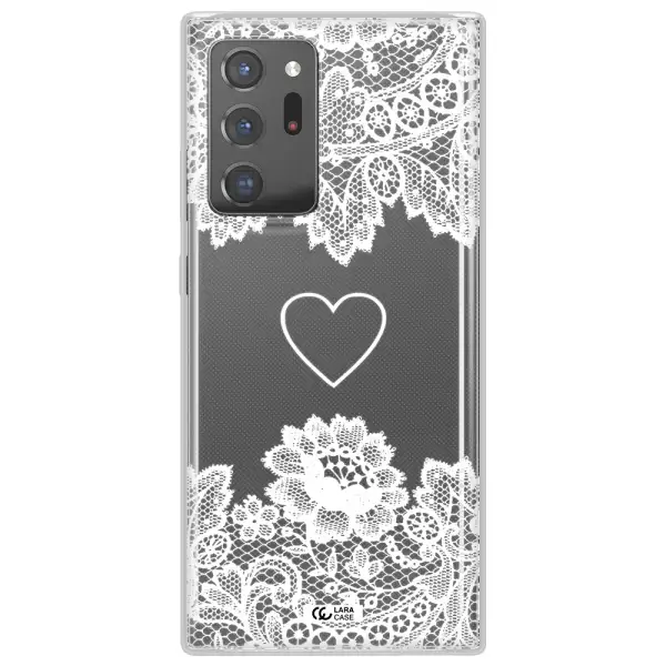 Mandala Heart Samsung Note 20 Ultra Clear TPU Case