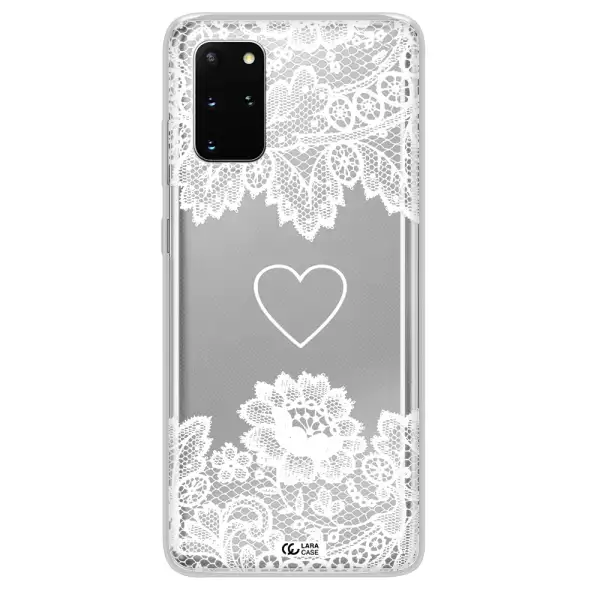 Mandala Heart Samsung S 20 Plus Clear TPU Case