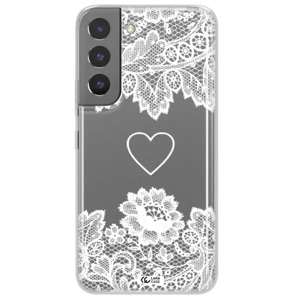 Mandala Heart Samsung S 22 Clear TPU Case