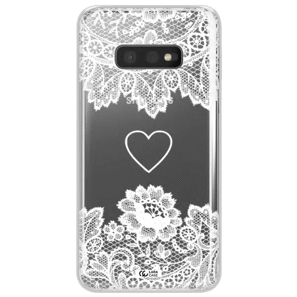 Mandala Heart Samsung S10e Clear TPU Case