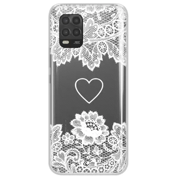 Mandala Heart Xiaomi Mi 10 Lite Clear TPU Case