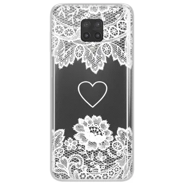 Mandala Heart Xiaomi Note 9 Pro Clear TPU Case
