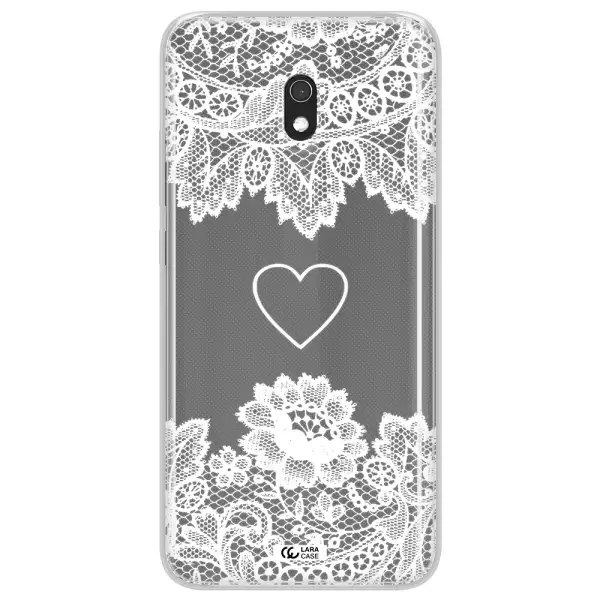 Mandala Heart Xiaomi Redmi 8A Clear TPU Case