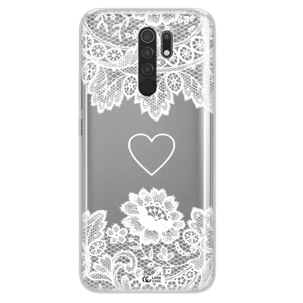 Mandala Heart Xiaomi Redmi 9 Clear TPU Case