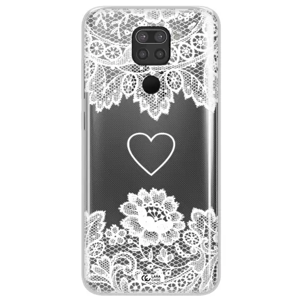 Mandala Heart Xiaomi Redmi Note 9 Clear TPU Case