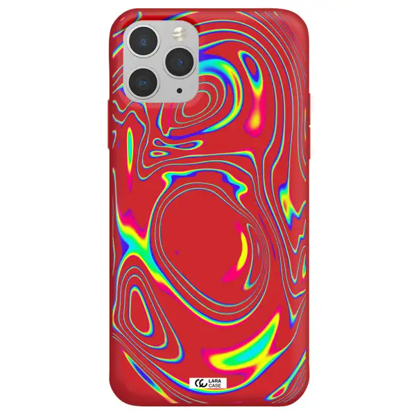 High Vibes Apple iPhone 11 pro Silicone Imperial Red Case