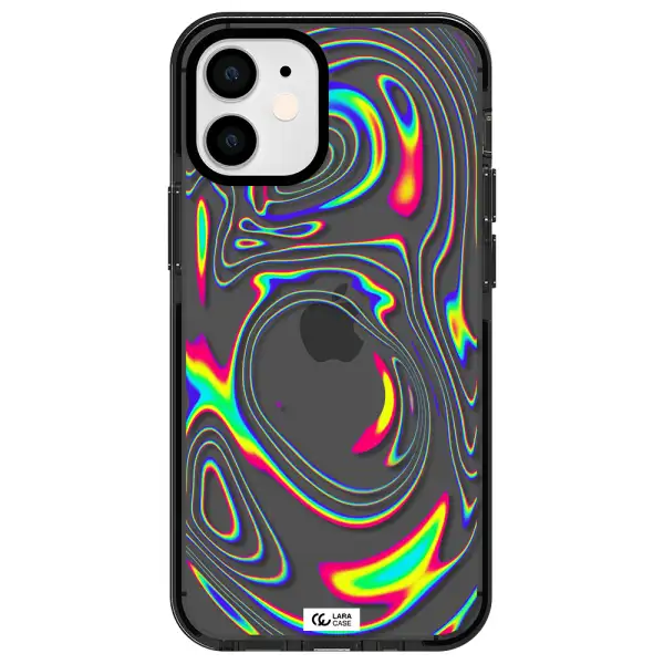 High Vibes Apple iPhone 12 mini impact Smoke Black Case