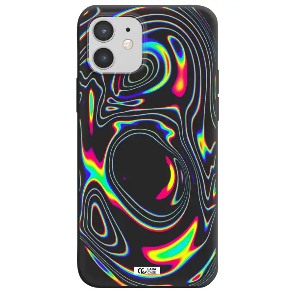 High Vibes Apple iPhone 12 Silicone black Case