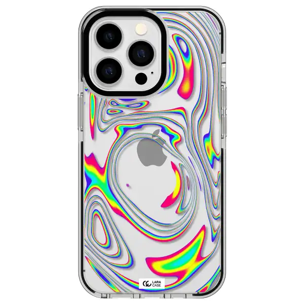 High Vibes Apple iPhone 13 Pro impact black border Case