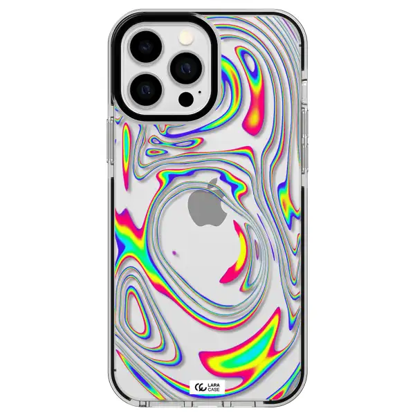 High Vibes Apple iPhone 13 Pro Max impact black border Case