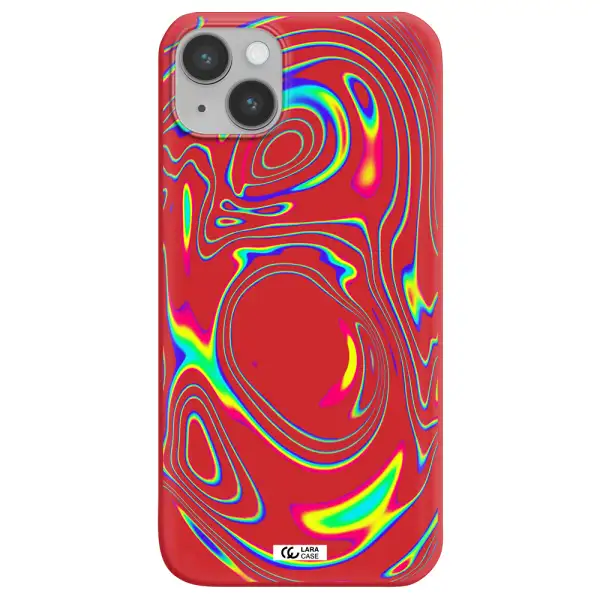 High Vibes Apple iPhone 14 Silicone Imperial Red Case