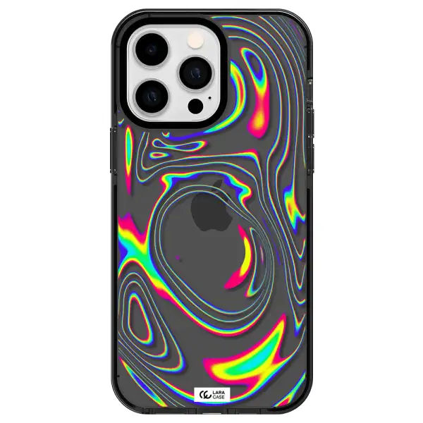 High Vibes Apple iPhone 15 Pro Max impact Smoke Black Case