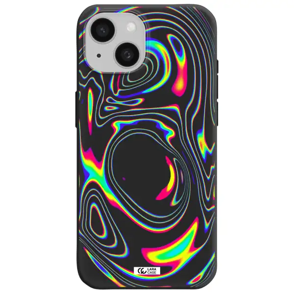 High Vibes Apple iPhone 15 Silicone black Case