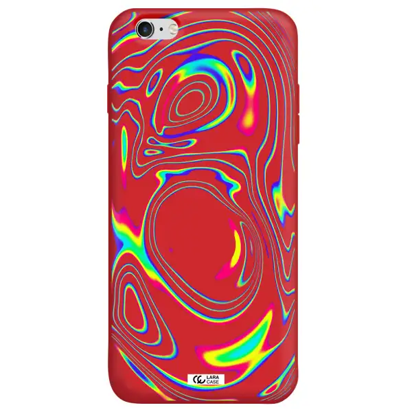High Vibes Apple iPhone 6 s plus Silicone Imperial Red Case