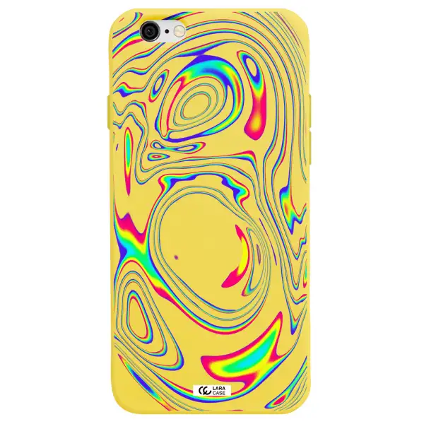 High Vibes Apple iPhone 6 Silicone canary yellow Case
