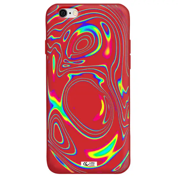 High Vibes Apple iPhone 6 Silicone Imperial Red Case