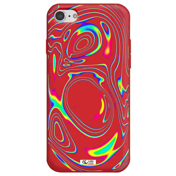 High Vibes Apple iPhone 7 Silicone Imperial Red Case