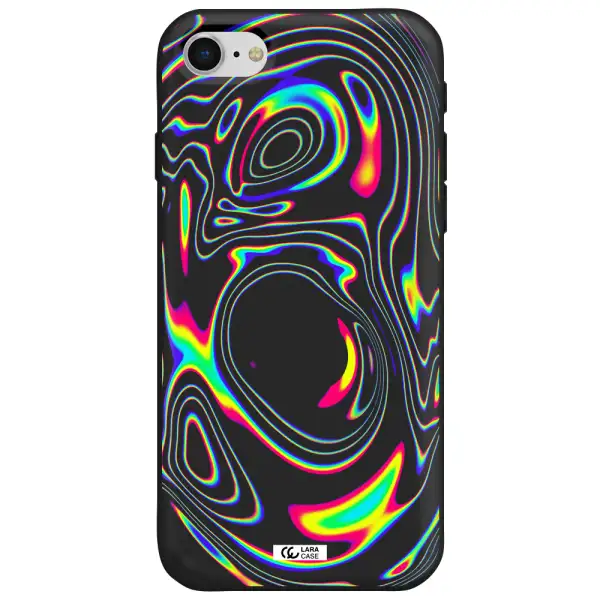High Vibes Apple iPhone se 2020 Silicone black Case