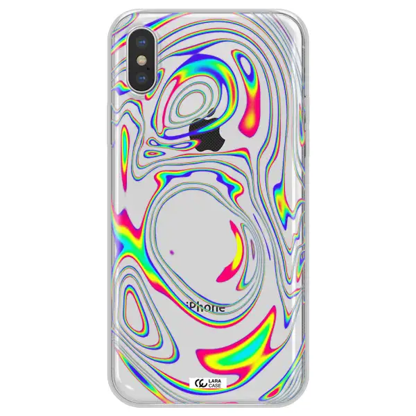 High Vibes Apple iPhone X Clear TPU Case