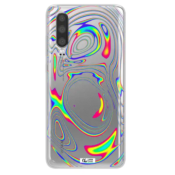 High Vibes Huawei P30 Clear TPU Case