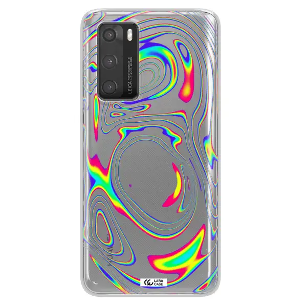 High Vibes Huawei P40 Clear TPU Case