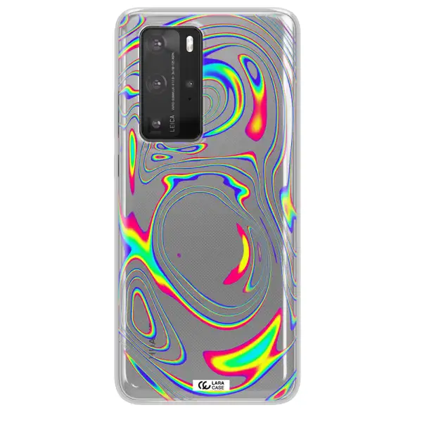 High Vibes Huawei P40 Pro Clear TPU Case
