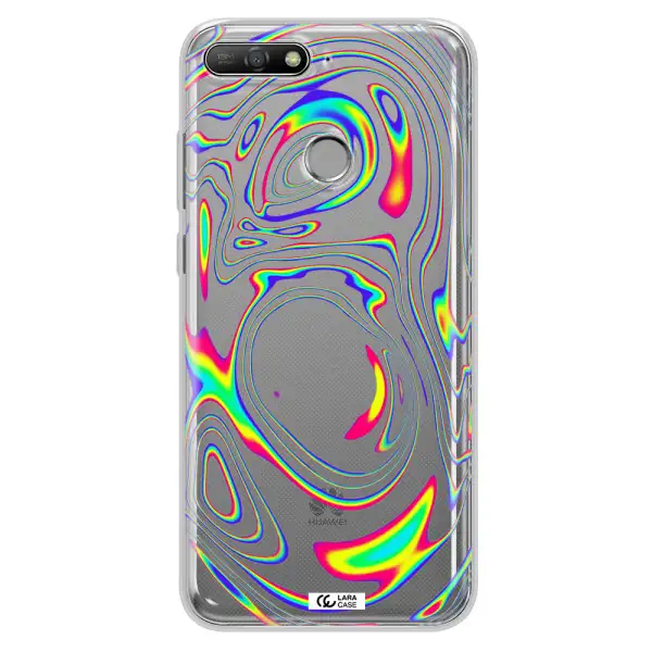 High Vibes Huawei Y6 Prime 2018 Clear TPU Case
