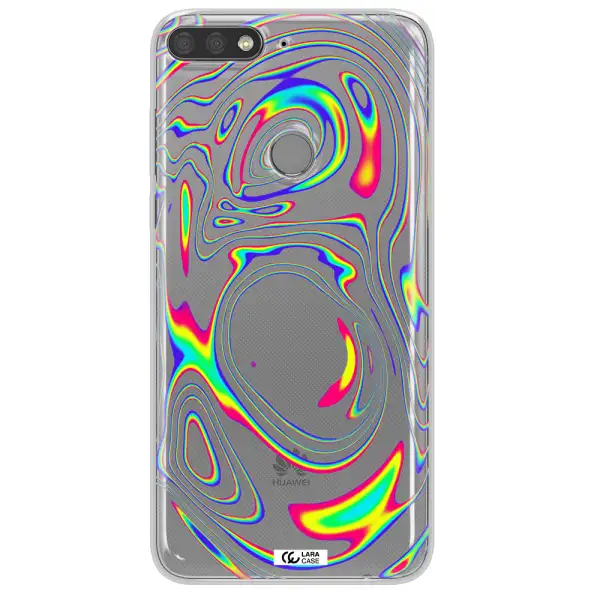 High Vibes Huawei Y7 Prime 2018 Clear TPU Case