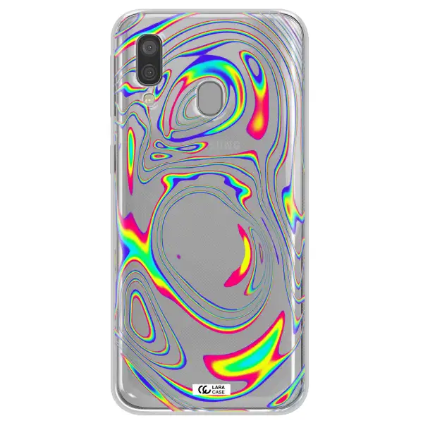 High Vibes Samsung A40 Clear TPU Case