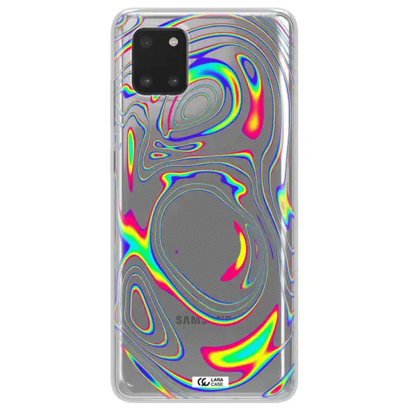 High Vibes Samsung A81 Clear TPU Case