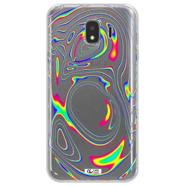 High Vibes Samsung J4 Clear TPU Case