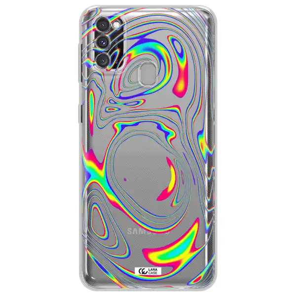 High Vibes Samsung M30S Clear TPU Case