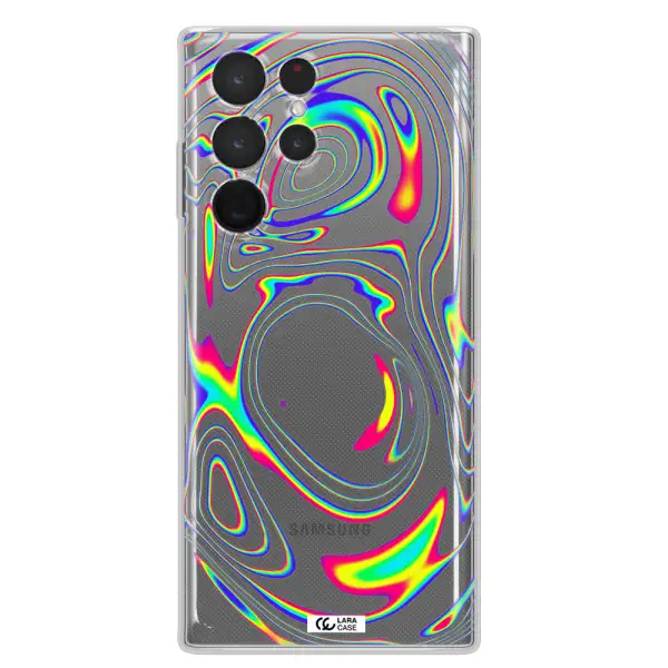 High Vibes Samsung S 22 Ultra Clear TPU Case
