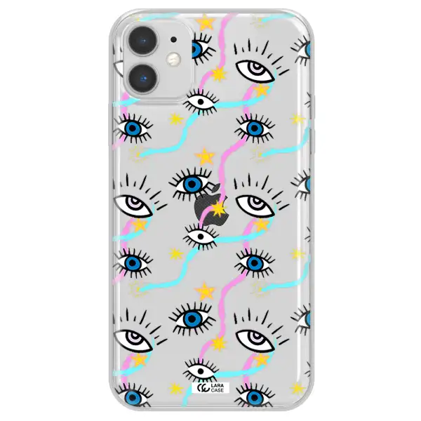 Eye And Ribbon Apple iPhone 11 Clear TPU Case