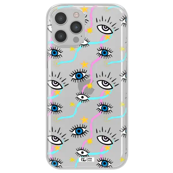 Eye And Ribbon Apple iPhone 12 pro max Clear TPU Case