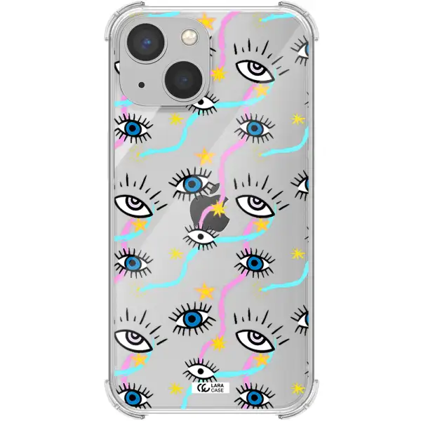 Eye And Ribbon Apple iPhone 13 mini Clear PC Case