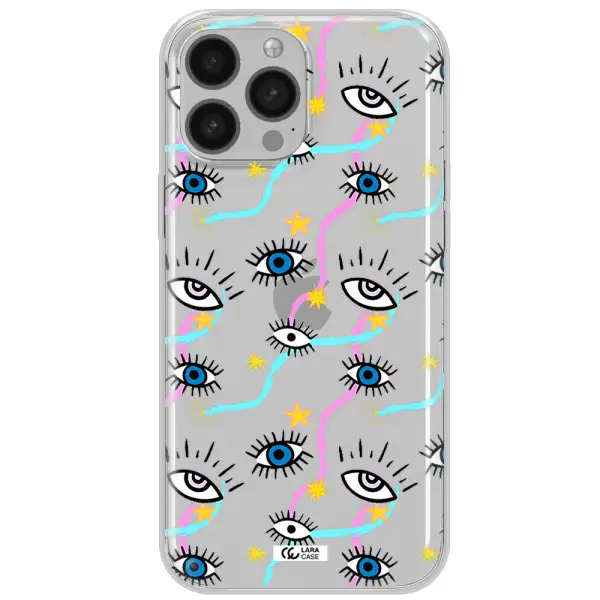 Eye And Ribbon Apple iPhone 13 Pro Clear TPU Case