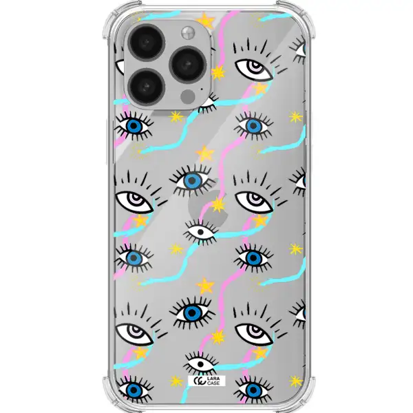 Eye And Ribbon Apple iPhone 13 Pro Max Clear PC Case