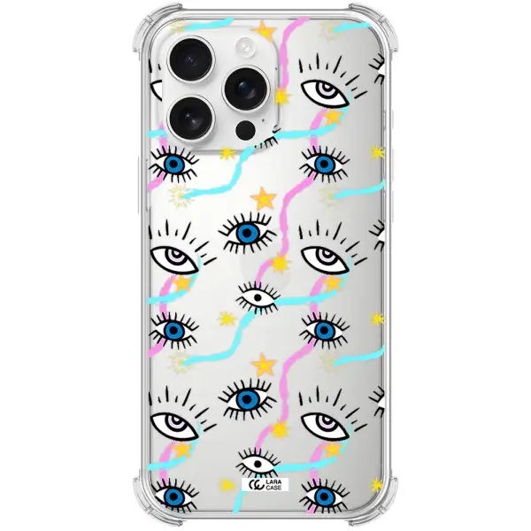 Eye And Ribbon Apple Iphone 16 Pro Max Clear Pc Case