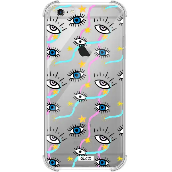 Eye And Ribbon Apple iPhone 6 plus Clear PC Case