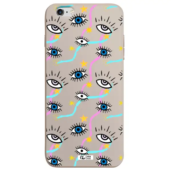 Eye And Ribbon Apple iPhone 6 s plus Silicone Stone Case